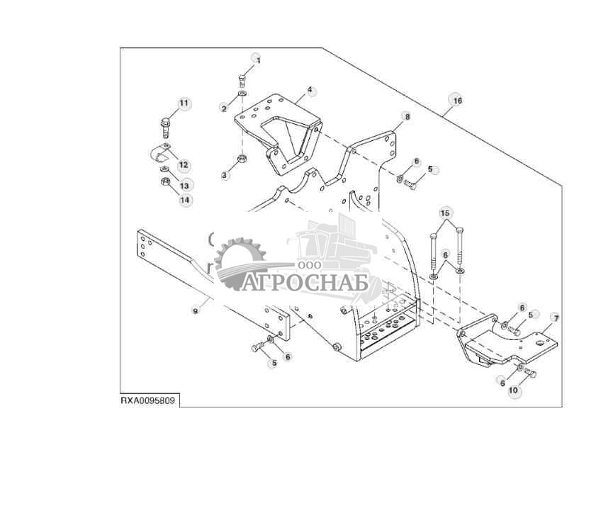 HEAVY DUTY DRAWBAR SUPPORT KIT 